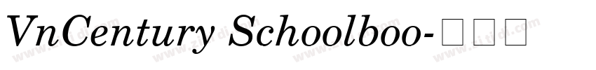 VnCentury Schoolboo字体转换